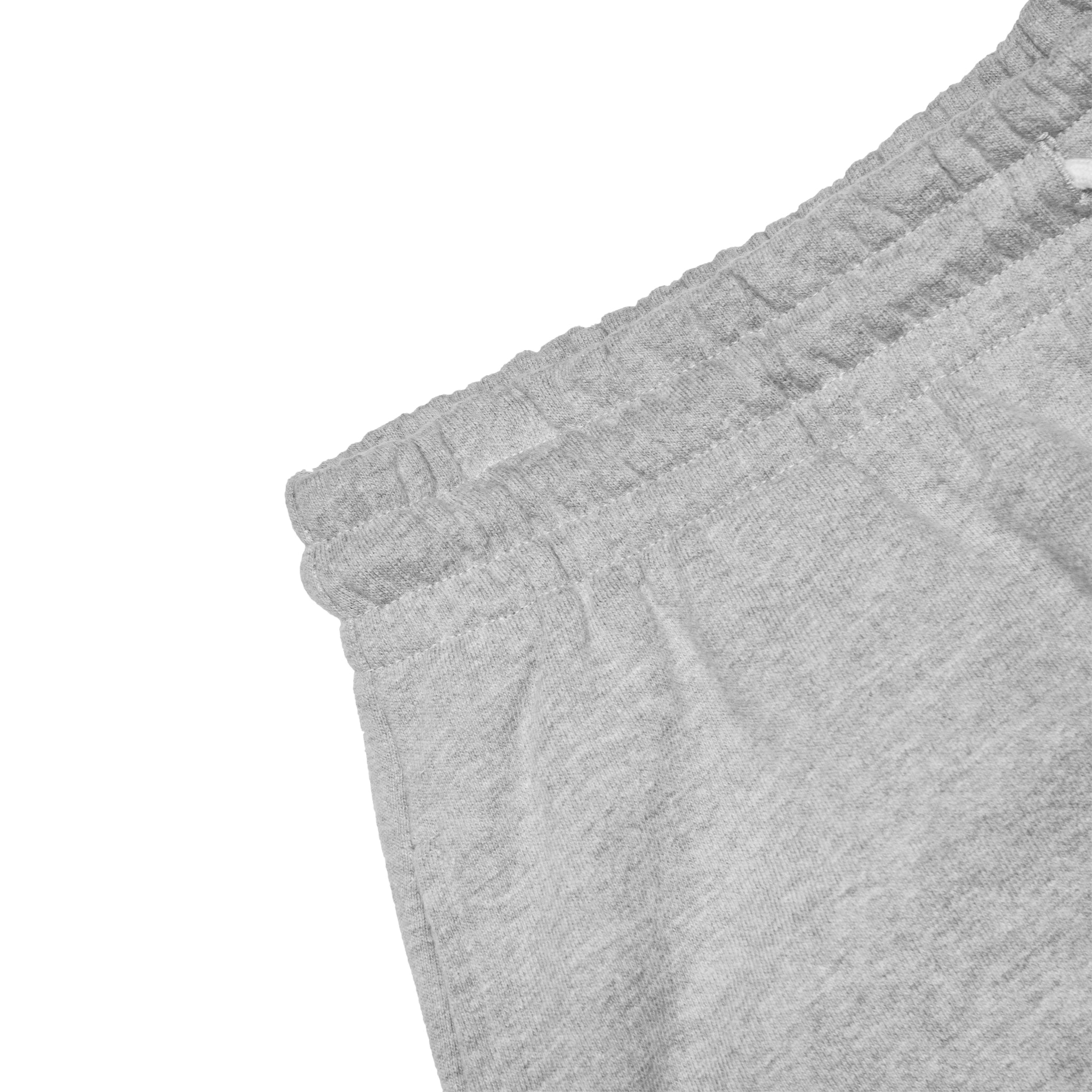 Corner view of Denim Tears University Grey Shorts